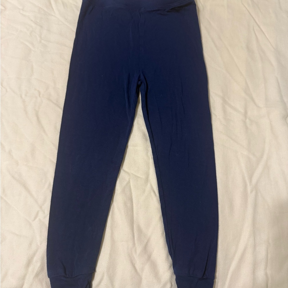 Little Sleepies Navy Blue Long Sleeve Kids Pajama Set - Picture 5 of 6